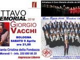 EVENTO - VIII° Memorial Giorgio Vacchi - 09-04-2016 Coro Ospite "I Cantori materani"